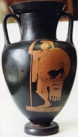 AMPHORA, NECK (ATHENIAN, RED-FIGURE)