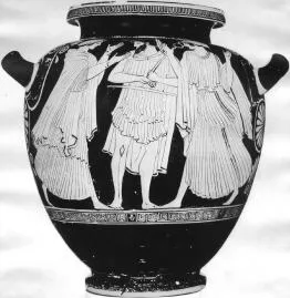 STAMNOS (ATHENIAN, RED-FIGURE)