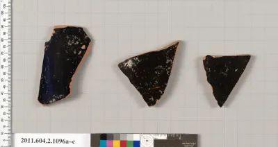 Terracotta fragments of lekythoi (oil flasks)