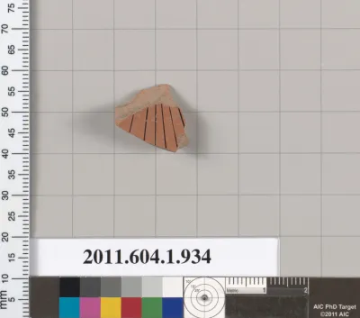 Terracotta fragment of a kylix (drinking cup)