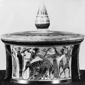 PYXIS (ATHENIAN, BLACK-FIGURE)