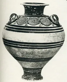 STIRRUP JAR (MYCENEAN)