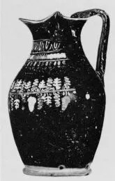 OINOCHOE (SOUTH ITALIAN, GNATHIAN, BLACK GLAZE)