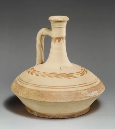 Terracotta lagynos (pitcher)