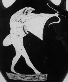 AMPHORA, PANATHENAIC SHAPE (ATHENIAN, RED-FIGURE)