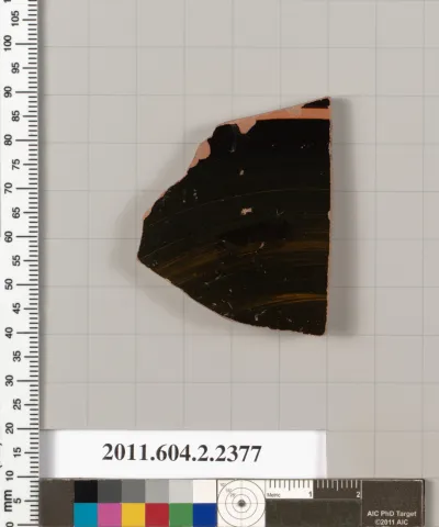 Terracotta fragment of a lid
