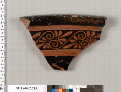 Terracotta fragment of a calyx-krater (bowl for mixing wine and water)
