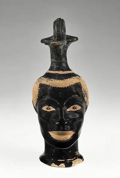 œnochoé ; vase plastique