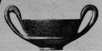 KANTHAROS (ETRUSCAN, BLACK SLIP)