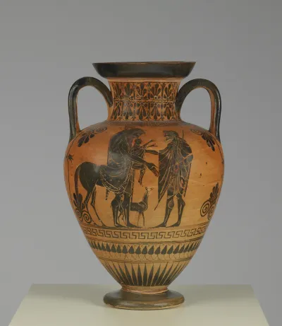 Neck Amphora with Scenes of Peleus, Thetis, and Achilles