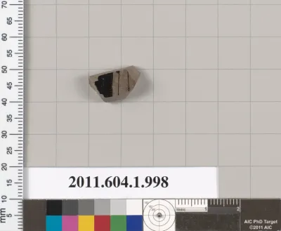 Terracotta fragment of a kylix (drinking cup)