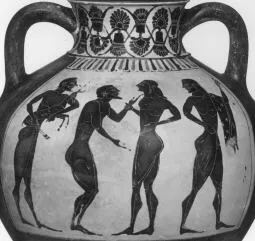 AMPHORA, PANATHENAIC SHAPE (ATHENIAN, BLACK-FIGURE)