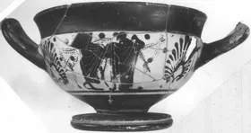 CUP SKYPHOS (ATHENIAN, BLACK-FIGURE)