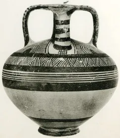 STIRRUP JAR (CYPRIOT, MYCENAEAN STYLE)