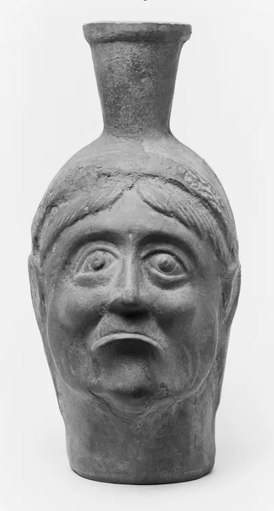 Fragmentary Carthaginian Head Vase