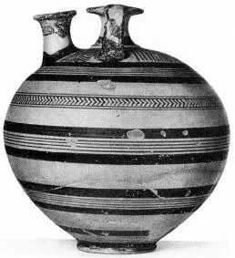 STIRRUP JAR (MYCENEAN)
