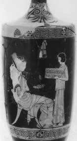 LEKYTHOS (ATHENIAN, RED-FIGURE)