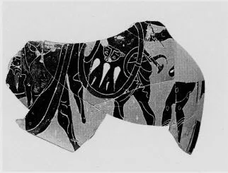 OINOCHOE, FRAGMENTS (ATHENIAN, BLACK-FIGURE)