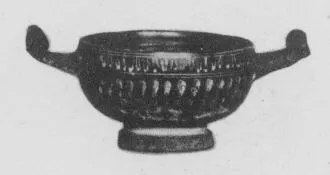 CUP (SOUTH ITALIAN, GNATHIAN, BLACK GLAZE)