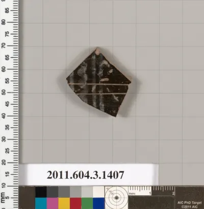 Terracotta fragment of a skyphos (deep drinking cup)