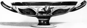 CUP A (ATHENIAN, BLACK-FIGURE)