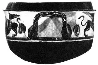 PYXIS, FRAGMENTS (SOUTH ITALIAN, CAMPANIAN, BLACK-FIGURE)