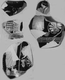 STAMNOS, FRAGMENTS (ATHENIAN, RED-FIGURE)