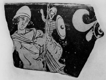 SKYPHOS, FRAGMENT (SOUTH ITALIAN, APULIAN, RED-FIGURE)