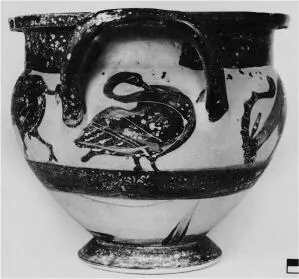 KRATER, COLUMN (NORTH GREEK, BLACK-FIGURE)