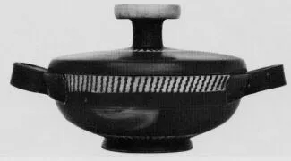 LEKANIS (ATHENIAN, BLACK GLAZE)