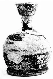 LEKYTHOS, SQUAT (ATHENIAN, BLACK PATTERN)
