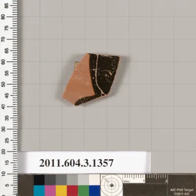 Terracotta fragment of a skyphos (deep drinking cup)