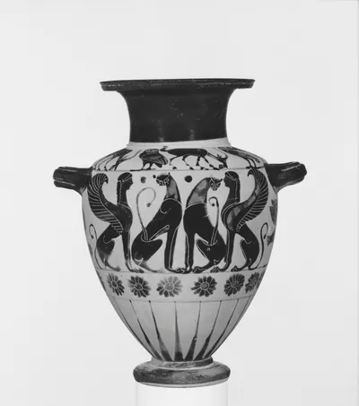 Chalcidian Black-Figure Hydria
