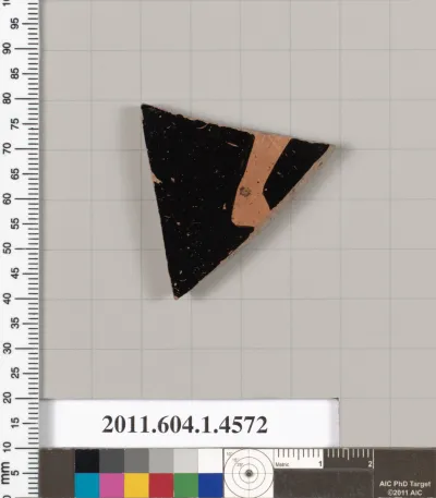 Terracotta fragment of a kylix (drinking cup)