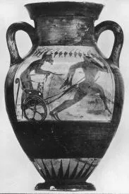 AMPHORA, BELLY, TYPE B (ATHENIAN, BLACK-FIGURE)