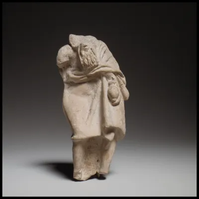 Terracotta comic figurine