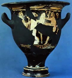 KRATER, BELL (ATHENIAN, RED-FIGURE)