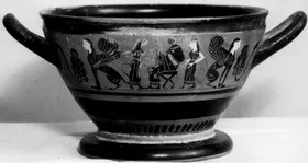 SKYPHOS (ATHENIAN, BLACK-FIGURE)