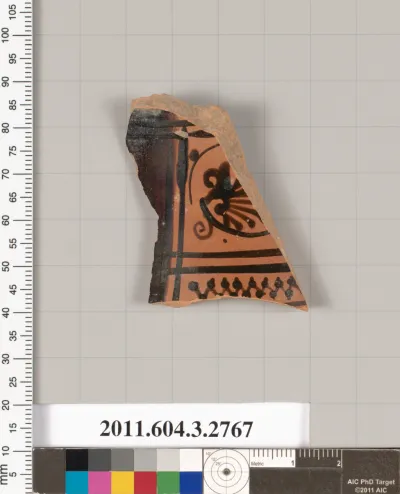 Terracotta fragment of an olpe (jug)