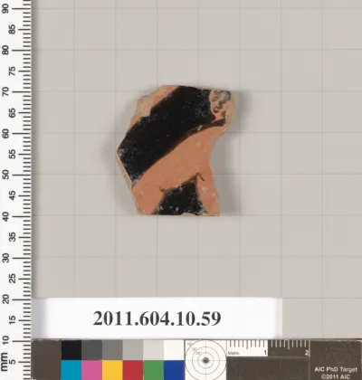 Terracotta fragment of a kylix (drinking cup)