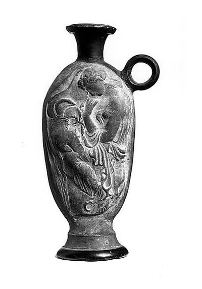 vase plastique ; lécythe