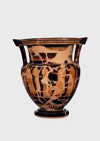 KRATER, COLUMN (ATHENIAN, RED-FIGURE)