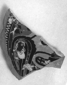 CUP, FRAGMENT (ATHENIAN, BLACK-FIGURE)