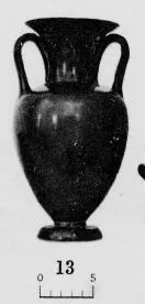 AMPHORA, NECK (ATHENIAN, BLACK GLAZE)