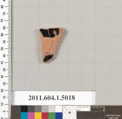 Terracotta fragment of a kylix (drinking cup)