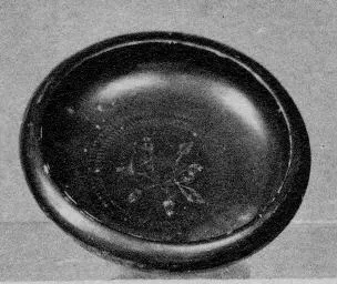 DISH (ATHENIAN, BLACK GLAZE)