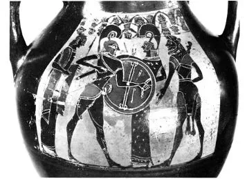 AMPHORA, BELLY, TYPE B (ATHENIAN, BLACK-FIGURE)