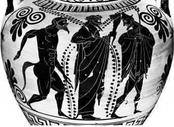 AMPHORA, NECK (ATHENIAN, BLACK-FIGURE)
