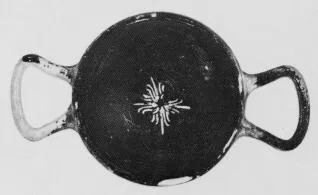 SKYPHOS (SOUTH ITALIAN, APULIAN, BLACK GLAZE)
