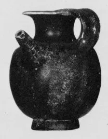 JUG (SOUTH ITALIAN, BLACK GLAZE)